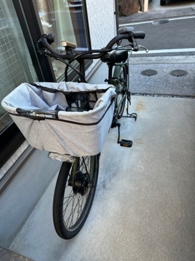 アシスト自転車　グリーン　まだまだ乗れますよ！