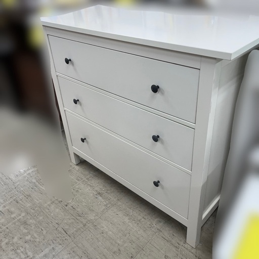 J3378 人気シリーズ！現行販売品 IKEA イケア  hemnes ヘムネス 3段チェスト クリーニング済み
