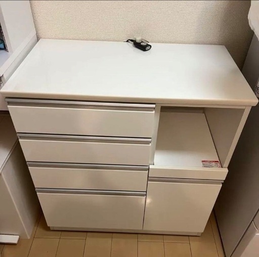 【掲載2/22まで】ニトリ　食器棚　レンジ台　キッチンカウンター　レジューム