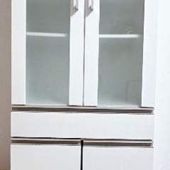 ニトリ　食器棚　ホワイト（キャビネットフォルムN SK1860）