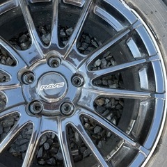 ホイール タイヤ レアマイスター　LM-S 18-7.5J +48 225-50-18 黒 CH-R アルファード ヴェゼル 