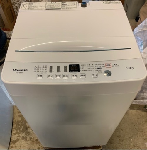 ハイセンス5.5kg洗濯機　HW-E5503