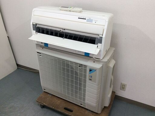 （3/28受渡済）JT8290【DAIKIN/ダイキン 20畳用エアコン】2016年製 AN71TAPK-W 家電 冷暖房 エアコン 壁掛型 200V ジャンク
