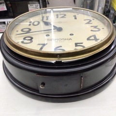 可動商品 精工舎 丸型トーマス型掛時計