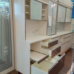 ★【パモウナ】レンジボード  食器棚  キッチン収納  (幅90cm)   💳自社配送時🌟代引き可💳※現金、クレジット、スマホ決済対応※   