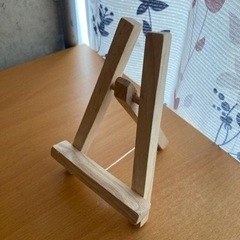 (13個)木製　卓上イーゼル【小】三脚スタンド　写真立て