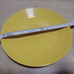 【取引中】黄色プレート皿