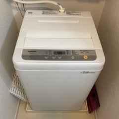 洗濯機　6.0kg　パナソニック　
