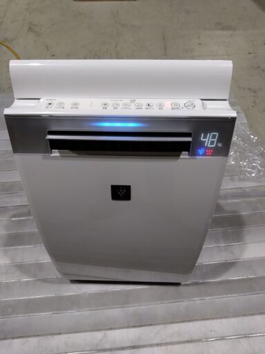 展示品・完備品・若干傷あり】シャープ 加湿空気清浄機 KI-JX75-W  