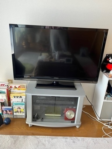 【取引済】42型テレビ、Blu-rayテレビ台3点セット