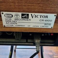 VICTOR　VCR RECORDER  CR-6100
