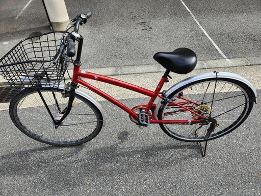 通学に【アサヒサイクル】自転車 26インチ REGAFFINO 6段切替付
