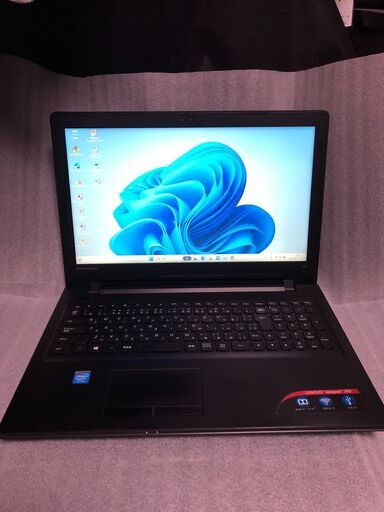 「レノボ Lenovo ideapad 300-15IBR 2015年秋発売モデル」Win11最新版 ＆ Officeインストール済 / 大画面15.6型ワイド非光沢液晶搭載薄型ノートPC / Intel第5世代CPU Cel-N3060(2コア/2スレッド) / メモリー４GB / HDD-640GB / DVDスーパーマルチドライブ搭載 / Webカメラ / 無線LAN / Bluetooth / バッテリー使用可