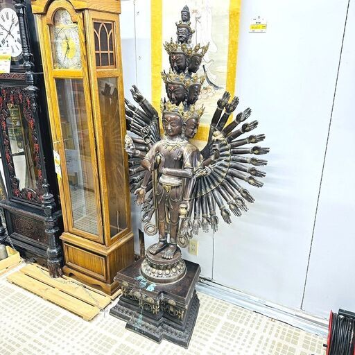 希少品】千手観音像 チベット？ ミャンマー？ 真鍮 青銅 仏教