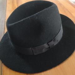 値下げ【極美品】黒い帽子