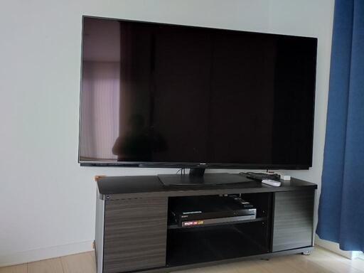 60型テレビ+テレビボード+レコーダーセット
