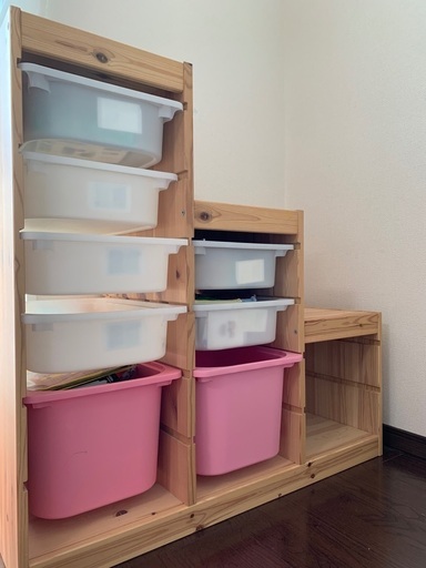 IKEA トロファスト　おもちゃ箱　収納棚