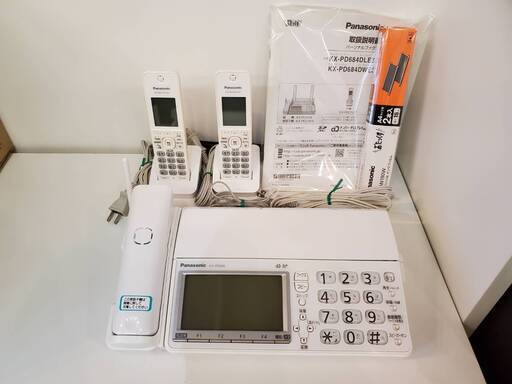 売約済み★直接引取限定！　Panasonic　デジタルコードレスFAX　おたっくす　電話機★