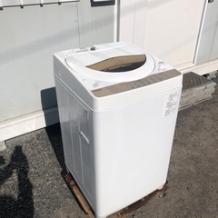 TOSHIBA 洗濯機2020年式　5キロ　AW-5G8