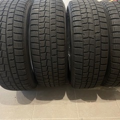 スタッドレスタイヤ　フォルクスワーゲン純正　ホイールとタイヤセット