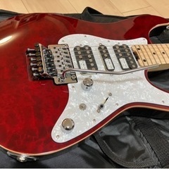 【美品】SCHECTER SD-2-24-AL Maple See-thru Red シェクター ギター