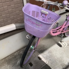 ギア付き　22インチ　かわいい自転車