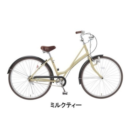 【美品】自転車 ２６インチ レトロ おしゃれ シティサイクル vianova