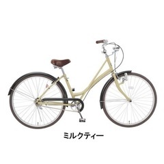 【美品】自転車 ２６インチ レトロ おしゃれ シティサイクル v...