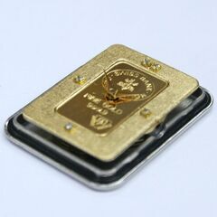 動作品 ELGIN USA FK-578-R FINE GOLD 999.9 GOLD BAR 1g インゴット 