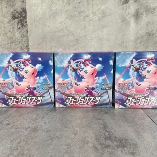 値下げしました⭐️ 【３BOX】ポケモンカード フュージョンアーツ　シュリンク付き