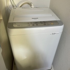 【取扱説明書つき】2016年製パナソニック洗濯機 　Panasonic