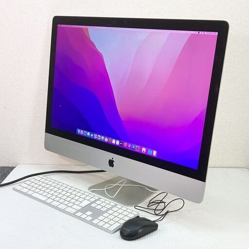 MacOS Moterey Retina 5K ★ Apple iMac Retina 5K 27.5-inch Late 2015 Core i5-6500(3.2G/4C) メモリ32GB SSD512GB 付属品有