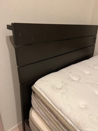 ニトリ 2モーター式 電動シングルベッド ノンコイルマットレスセットを