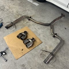 200 クラウン 後期 社外マフラー - 外装、車外用品 