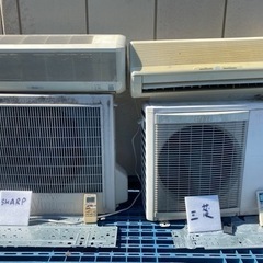 エアコン2台セットで1万円 リモコンあります