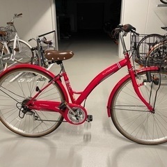 ⭐️美品⭐️おしゃれな赤い自転車27インチ　ELLIPSE＆ARCH 