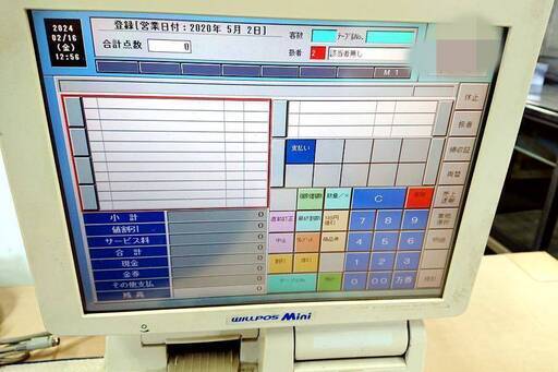 山口)TEC POSターミナルセット 通電確認のみ ◇BIZ1073FCY MB16A - その他 