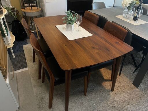 大塚家具　ダイニングテーブル５点セット