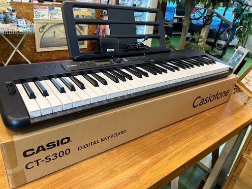 【愛品館八千代店】CASIO　Casiotone CT-S300　キーボード　2022年製