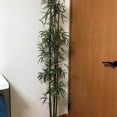 竹のフェイクグリーン　造木
