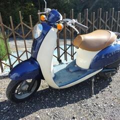 原付バイク ホンダ クレアスクーピー青