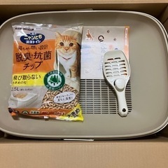 猫のシステムトイレ