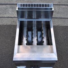 【ヤ取終了2/28】≪yt1145ジ≫ マルゼン 1槽式ガスフライヤー MGF-18J 都市ガス用 油量18L 幅43cm 奥行60cm 動作未確認 現状品 60204-07