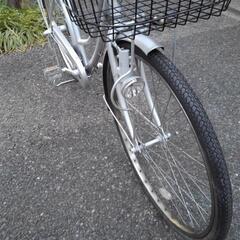 中古自転車2259 前後タイヤ新品！ 26インチ 6段ギヤ ダイナモライト