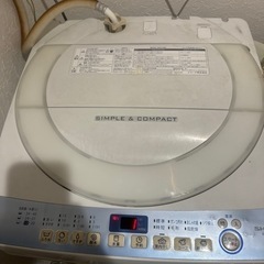 シャープ　洗濯機　88L