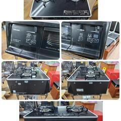 J087★パロマ★トップガラス都市ガスコンロ★水無し両面焼きグリル