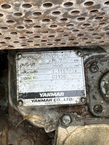 YANMAR YPU23V エンジン