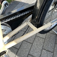 ペットポーター　丸石サイクル 犬用自転車　アイボリー