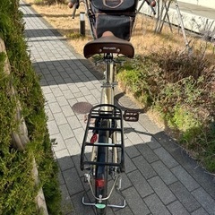 ペットポーター　丸石サイクル 犬用自転車　アイボリー