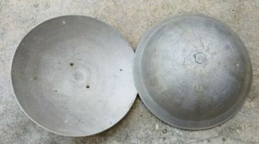 大、アルミ鍋、業務用 大鍋 厨房 店舗 、沖縄シンメーナービ中古